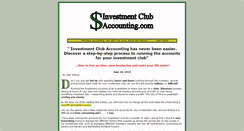 Desktop Screenshot of investmentclubaccounting.com